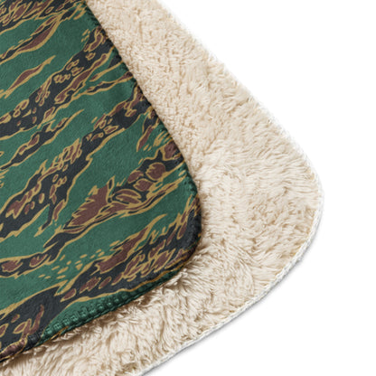 Guyanese Tiger Stripe CAMO Sherpa blanket - Blankets