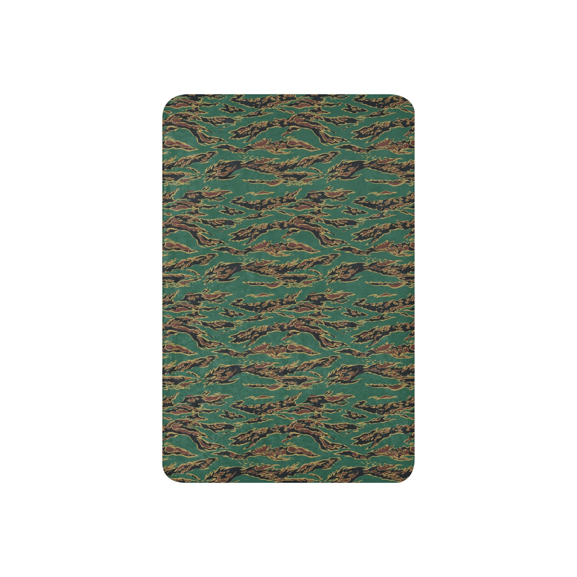 Guyanese Tiger Stripe CAMO Sherpa blanket - Blankets