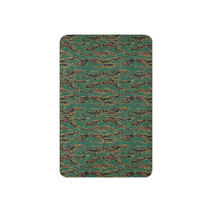 Guyanese Tiger Stripe CAMO Sherpa blanket - Blankets