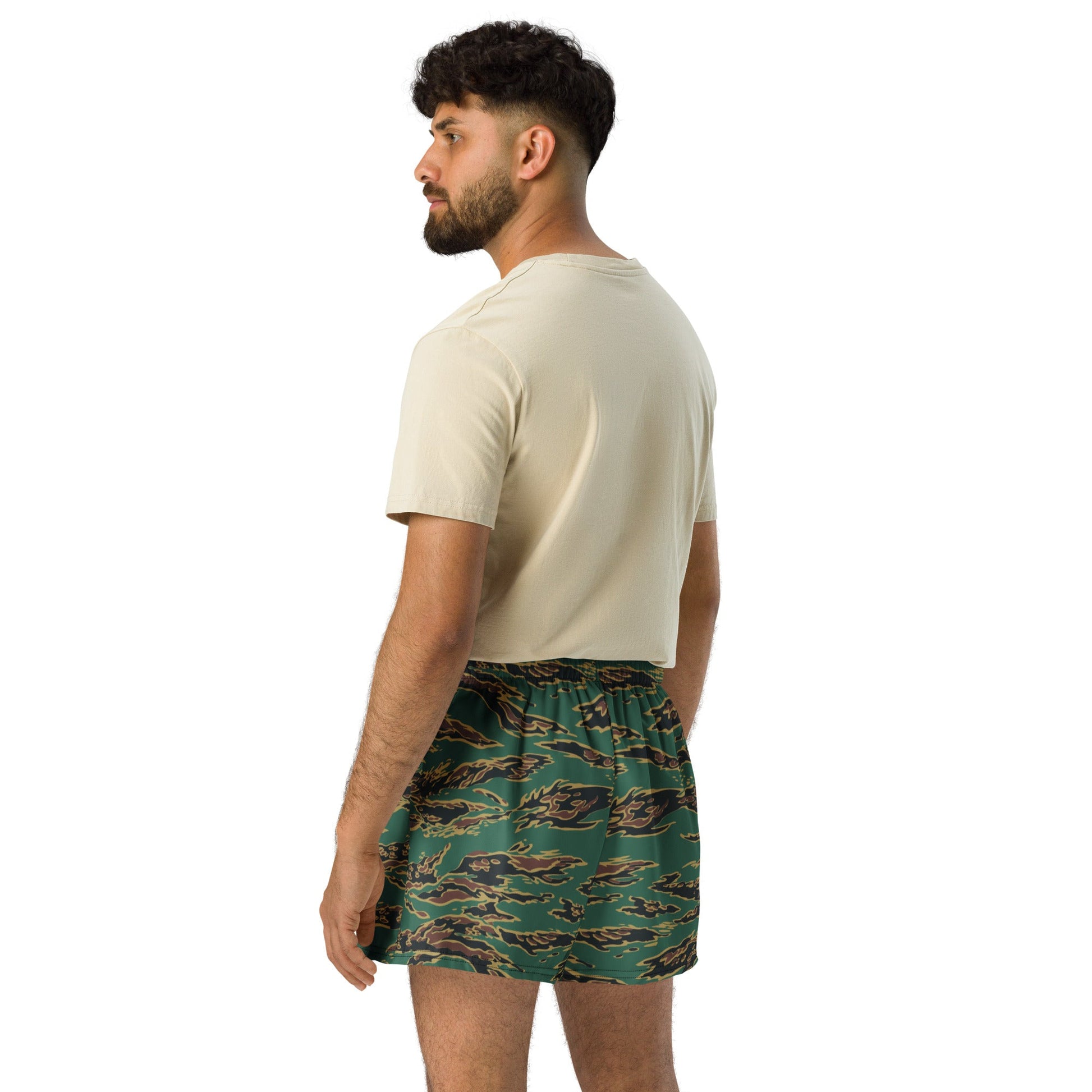 Guyanese Tiger Stripe CAMO Unisex Athletic Shorts