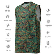 Tiger Stripe Guyana Jungle CAMO Unisex Basketball Jersey