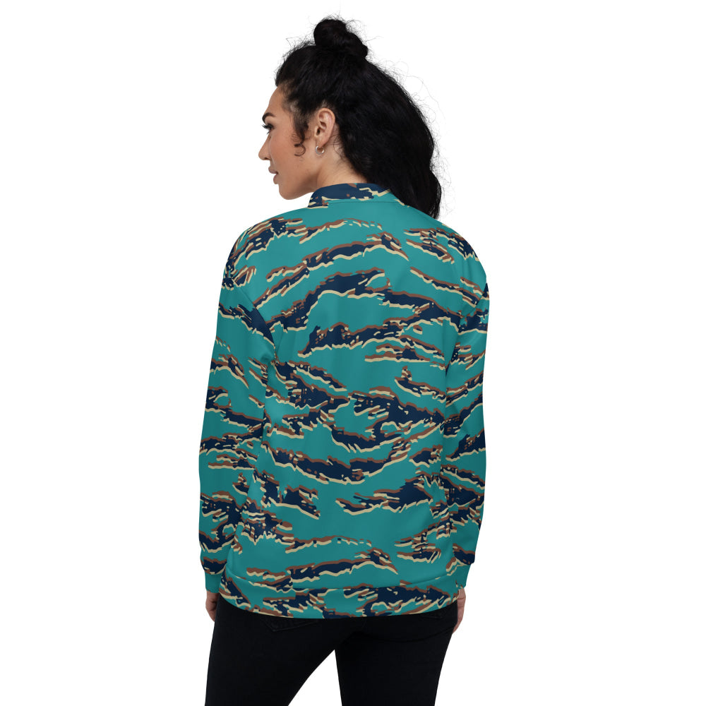 Guyanese Tiger Stripe CAMO Unisex Bomber Jacket