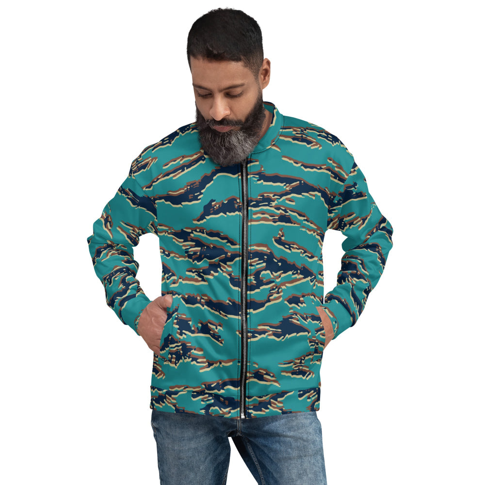 Guyanese Tiger Stripe CAMO Unisex Bomber Jacket