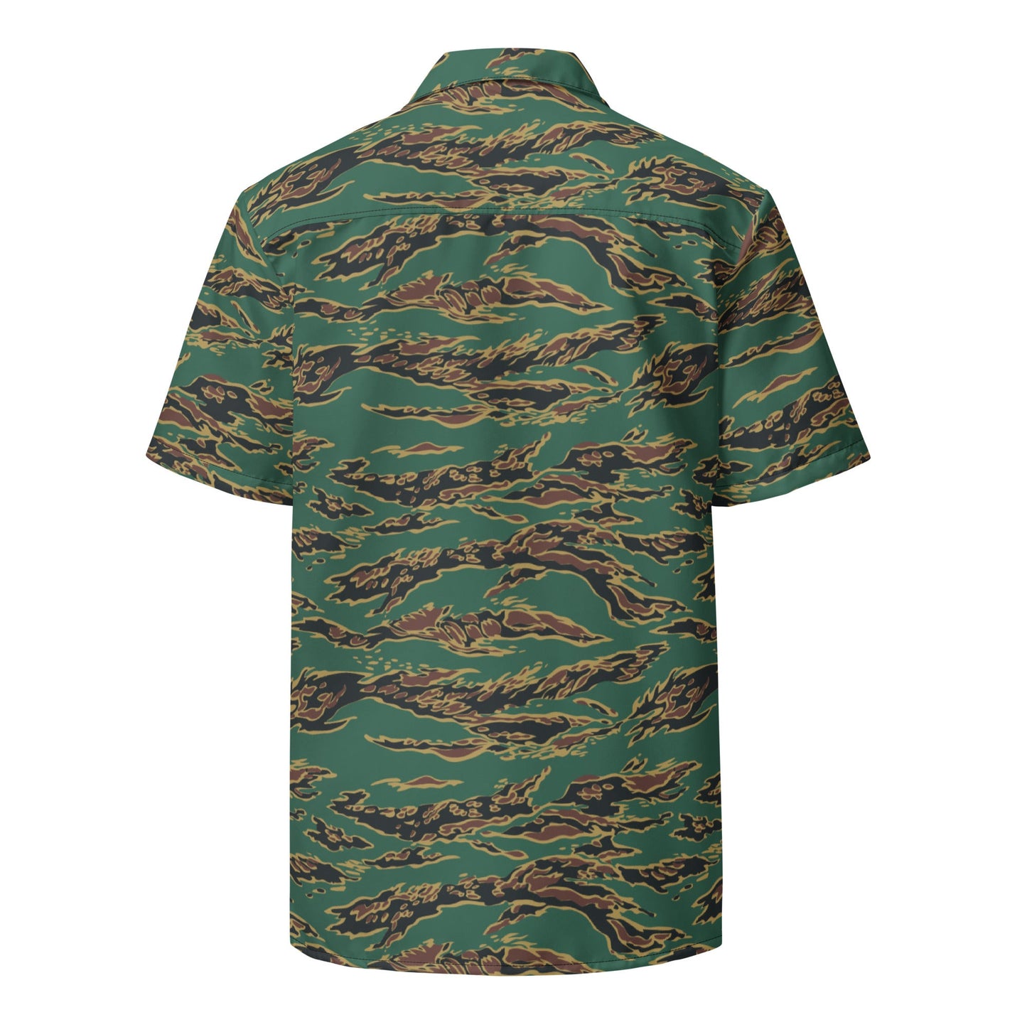 Guyanese Tiger Stripe CAMO Unisex button shirt - Button Shirts