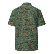 Tiger Stripe Guyana Jungle CAMO Unisex Short-Sleeve Button Shirt - Button-Up