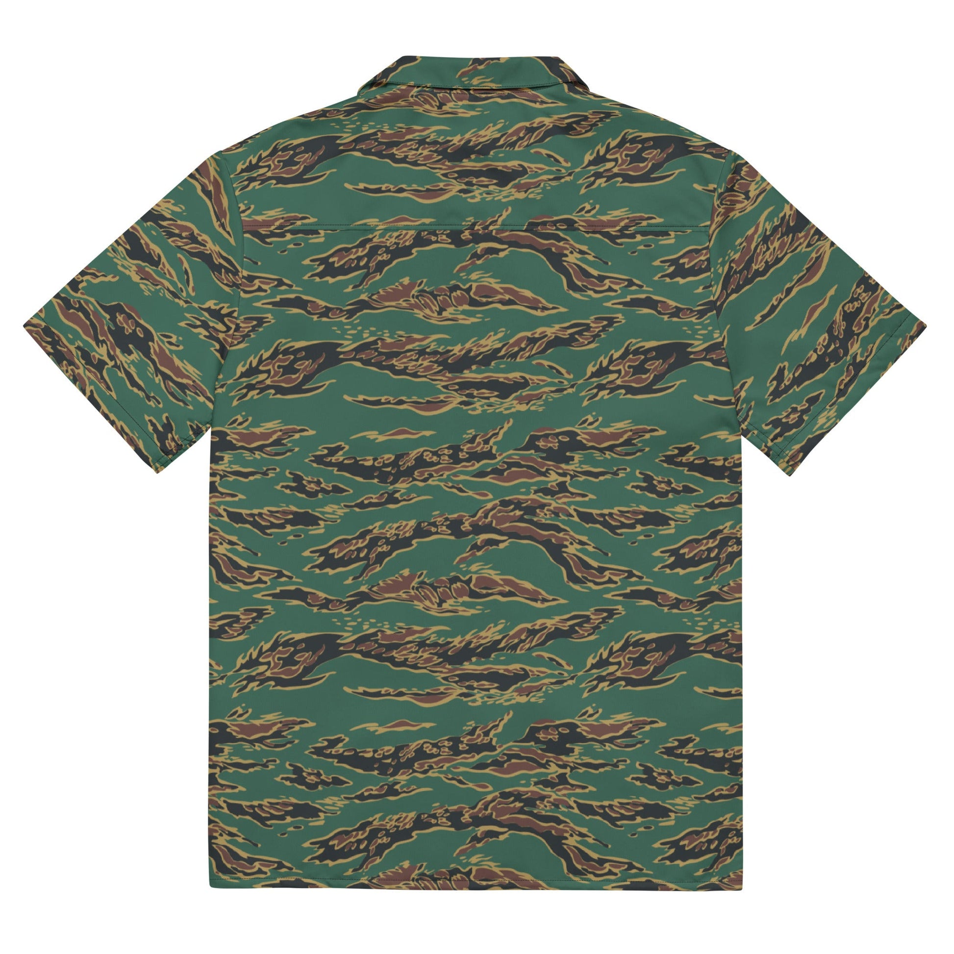Guyanese Tiger Stripe CAMO Unisex button shirt - Button Shirts