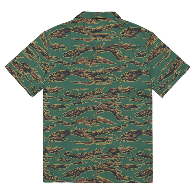 Tiger Stripe Guyana Jungle CAMO Unisex Short-Sleeve Button Shirt - Button-Up