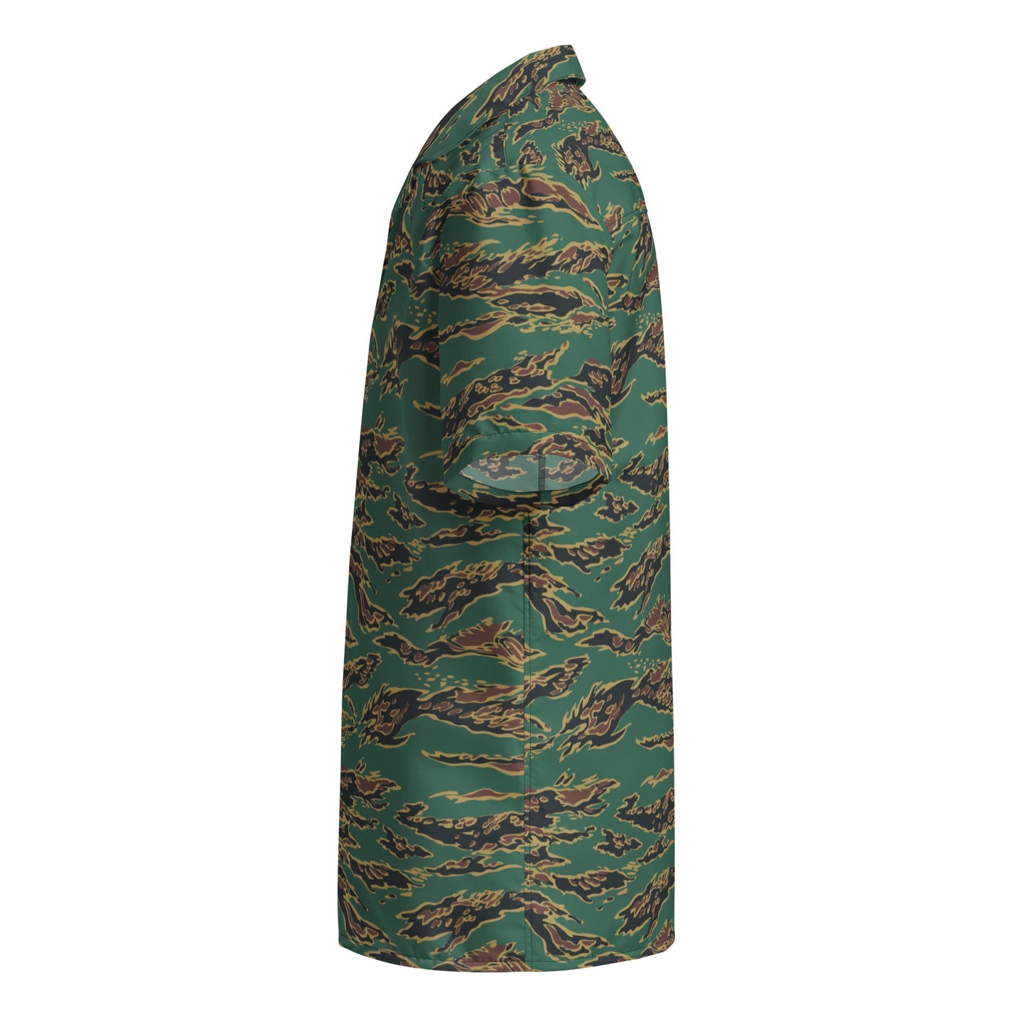 Guyanese Tiger Stripe CAMO Unisex button shirt - Button Shirts