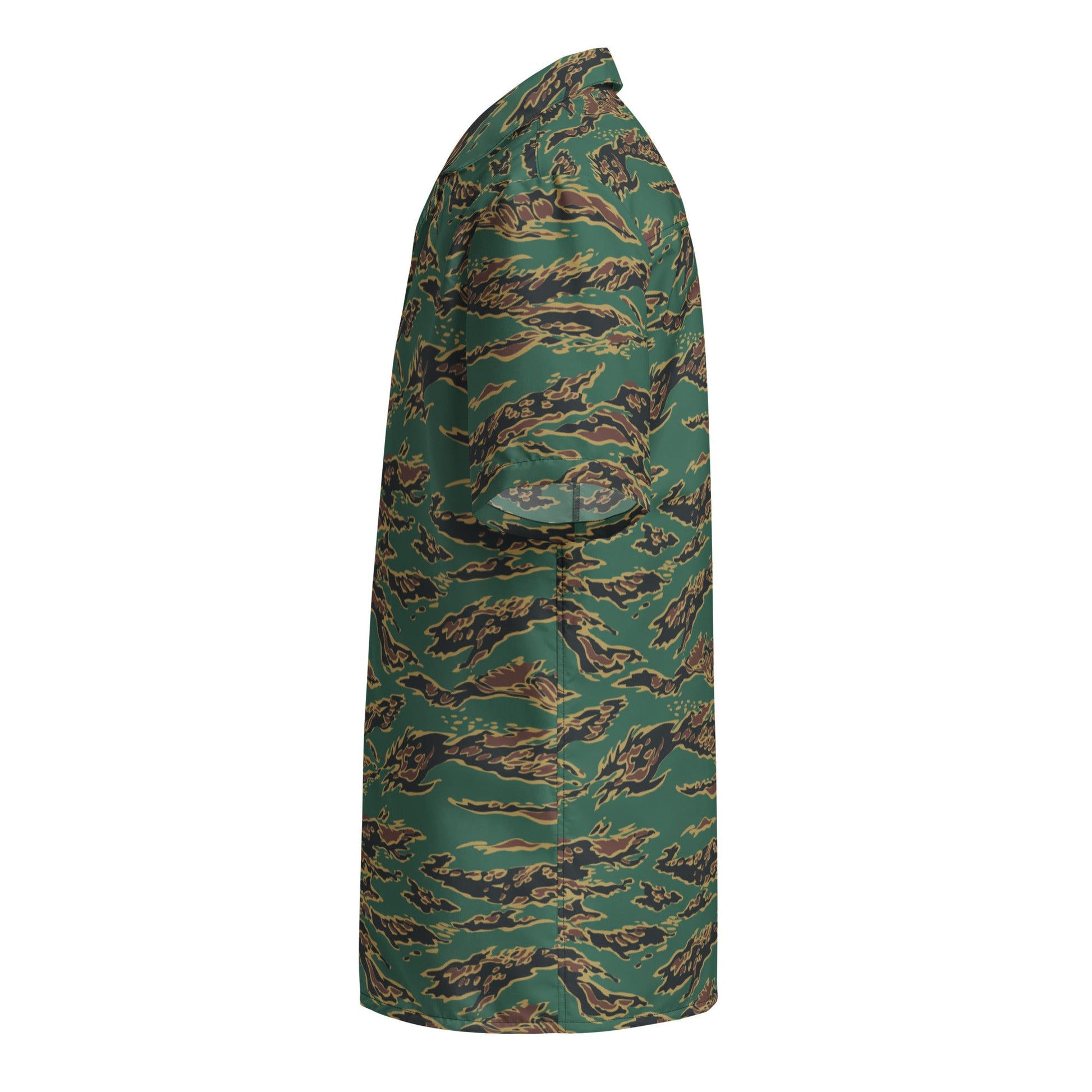 Guyanese Tiger Stripe CAMO Unisex button shirt - Button Shirts