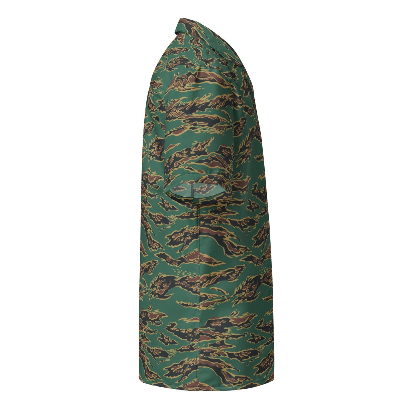 Guyanese Tiger Stripe CAMO Unisex button shirt - Button Shirts