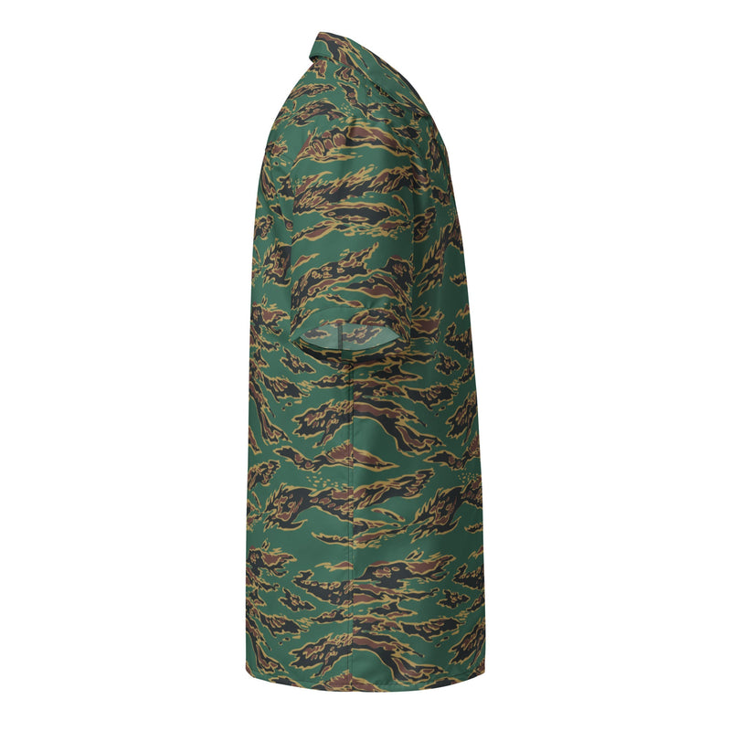 Tiger Stripe Guyana Jungle CAMO Unisex Short-Sleeve Button Shirt - Button-Up