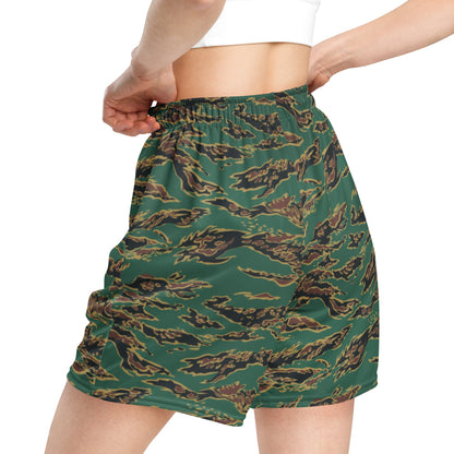 Guyanese Tiger Stripe CAMO Unisex mesh shorts - Mesh Shorts