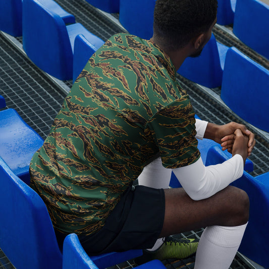 Guyanese Tiger Stripe CAMO unisex sports jersey - Sports Jerseys