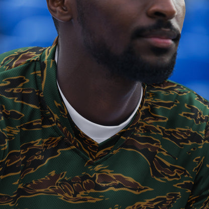 Guyanese Tiger Stripe CAMO unisex sports jersey - Sports Jerseys