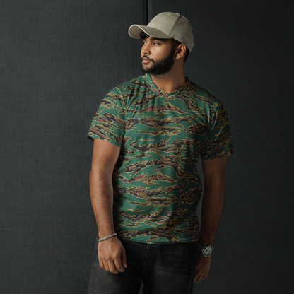 Guyanese Tiger Stripe CAMO unisex sports jersey - Sports Jerseys