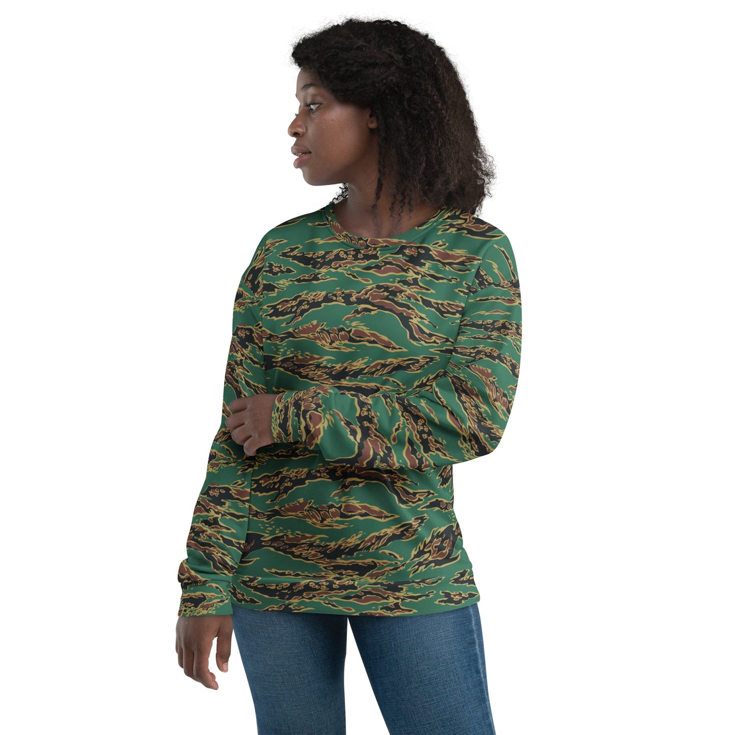Guyanese Tiger Stripe CAMO Unisex Sweatshirt - Sweatshirts