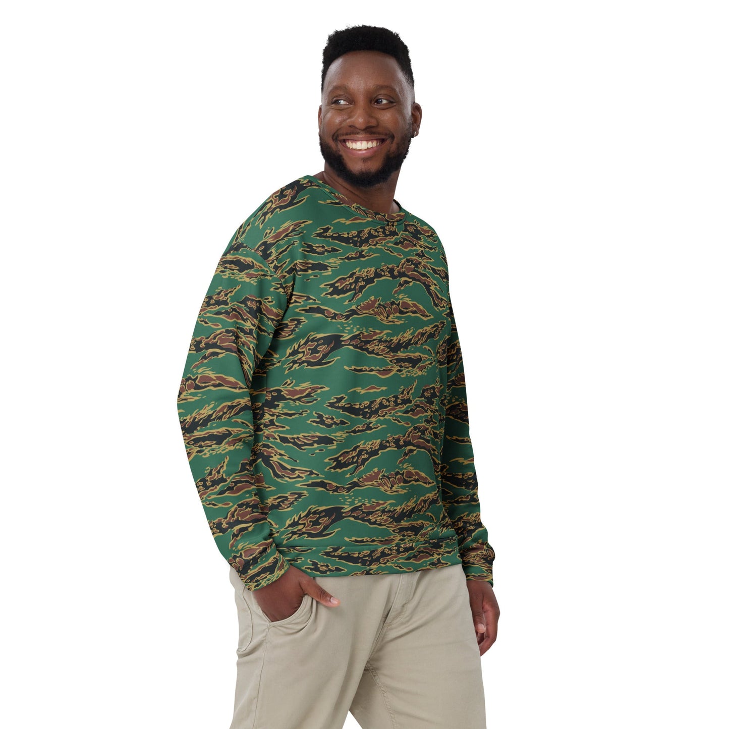 Guyanese Tiger Stripe CAMO Unisex Sweatshirt - Sweatshirts