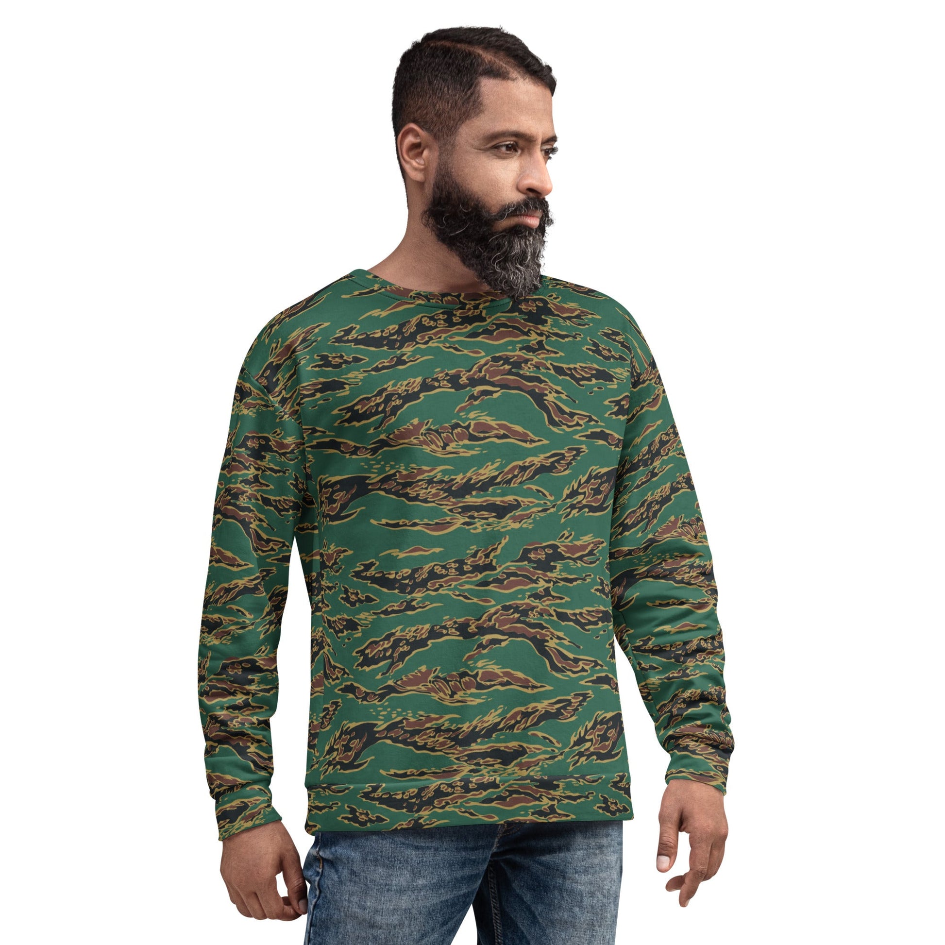 Guyanese Tiger Stripe CAMO Unisex Sweatshirt - Sweatshirts