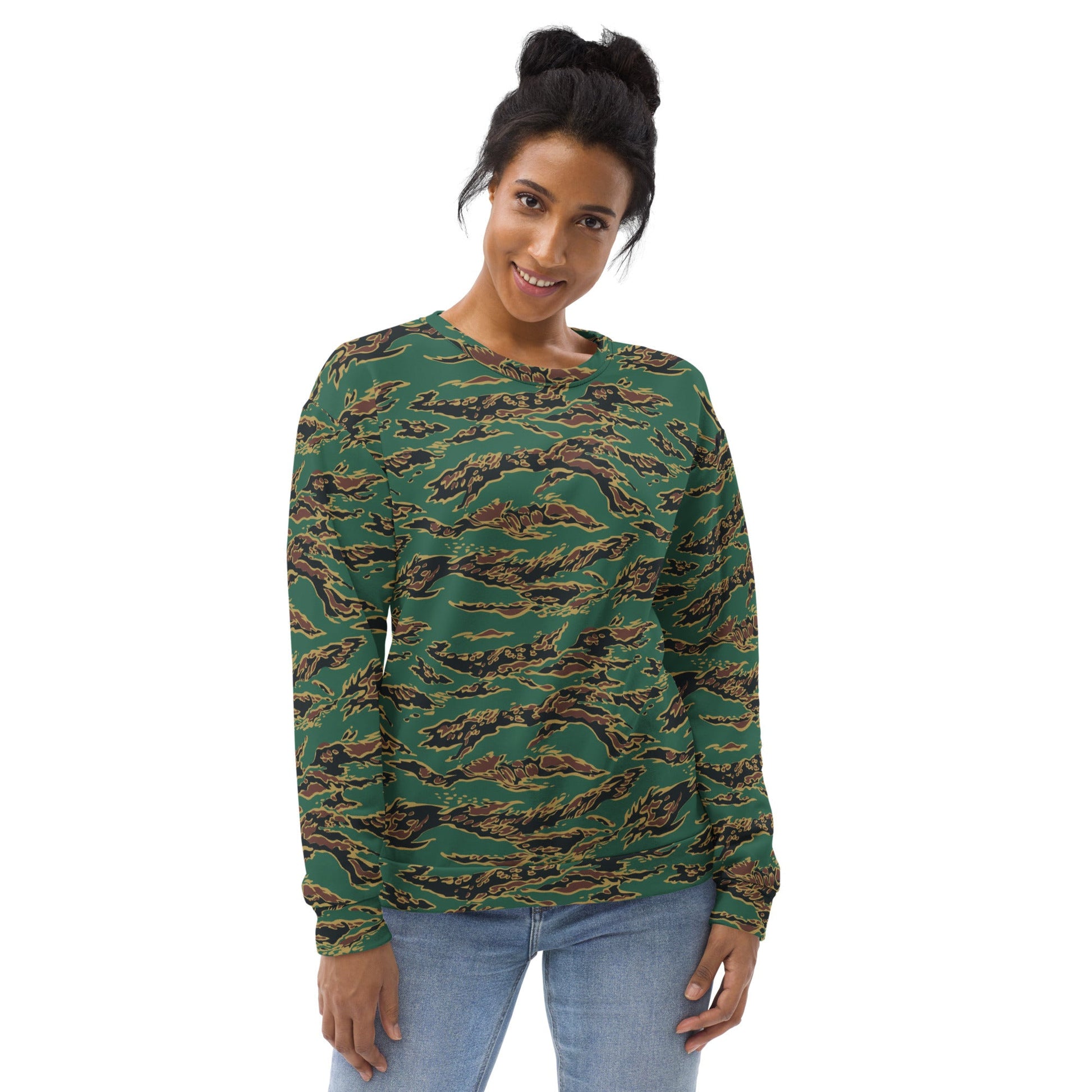 Guyanese Tiger Stripe CAMO Unisex Sweatshirt - Sweatshirts