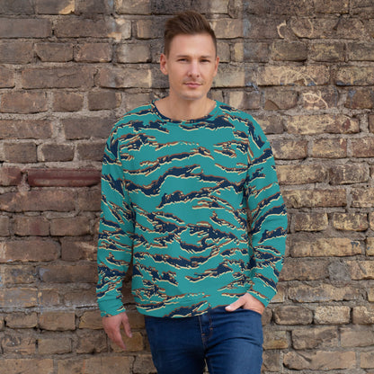 Guyanese Tiger Stripe CAMO Unisex Sweatshirt - XS