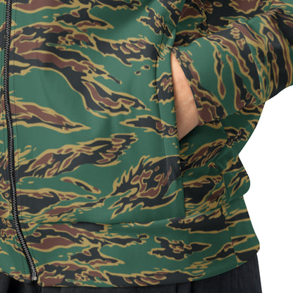 Guyanese Tiger Stripe CAMO Unisex track jacket - Track Jackets