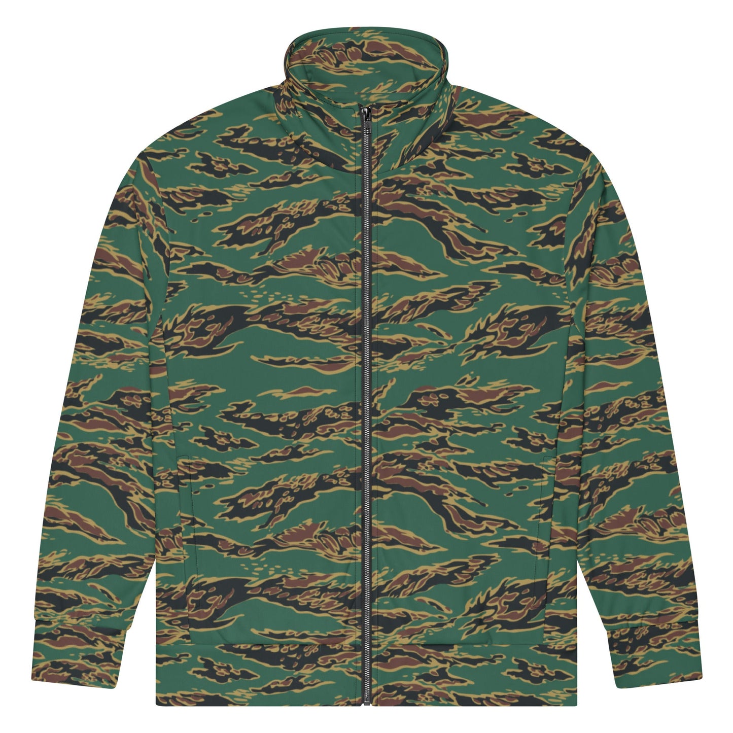 Guyanese Tiger Stripe CAMO Unisex track jacket - Track Jackets