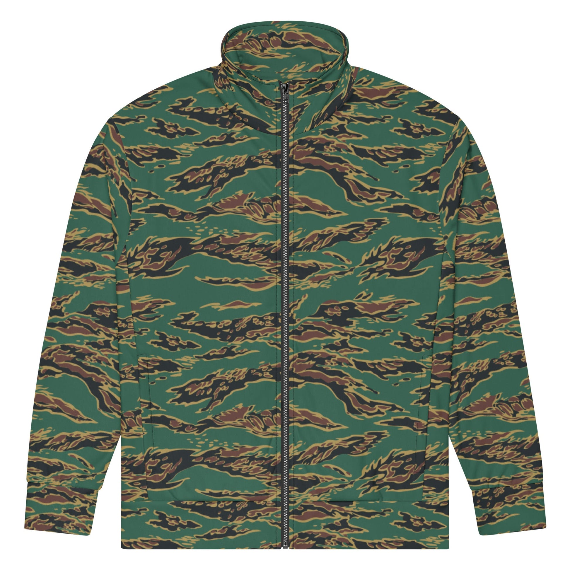 Guyanese Tiger Stripe CAMO Unisex track jacket - Track Jackets