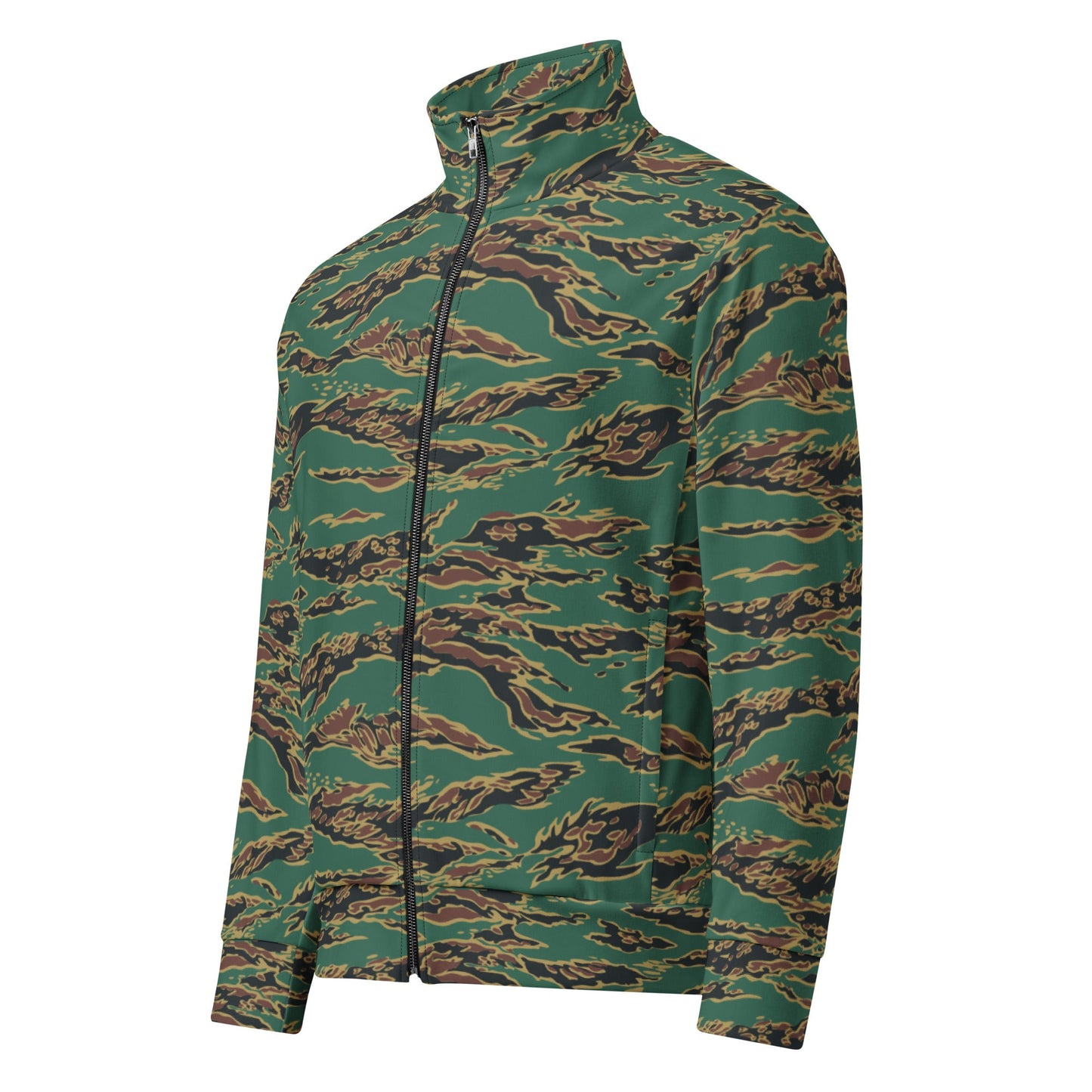 Guyanese Tiger Stripe CAMO Unisex track jacket - Track Jackets