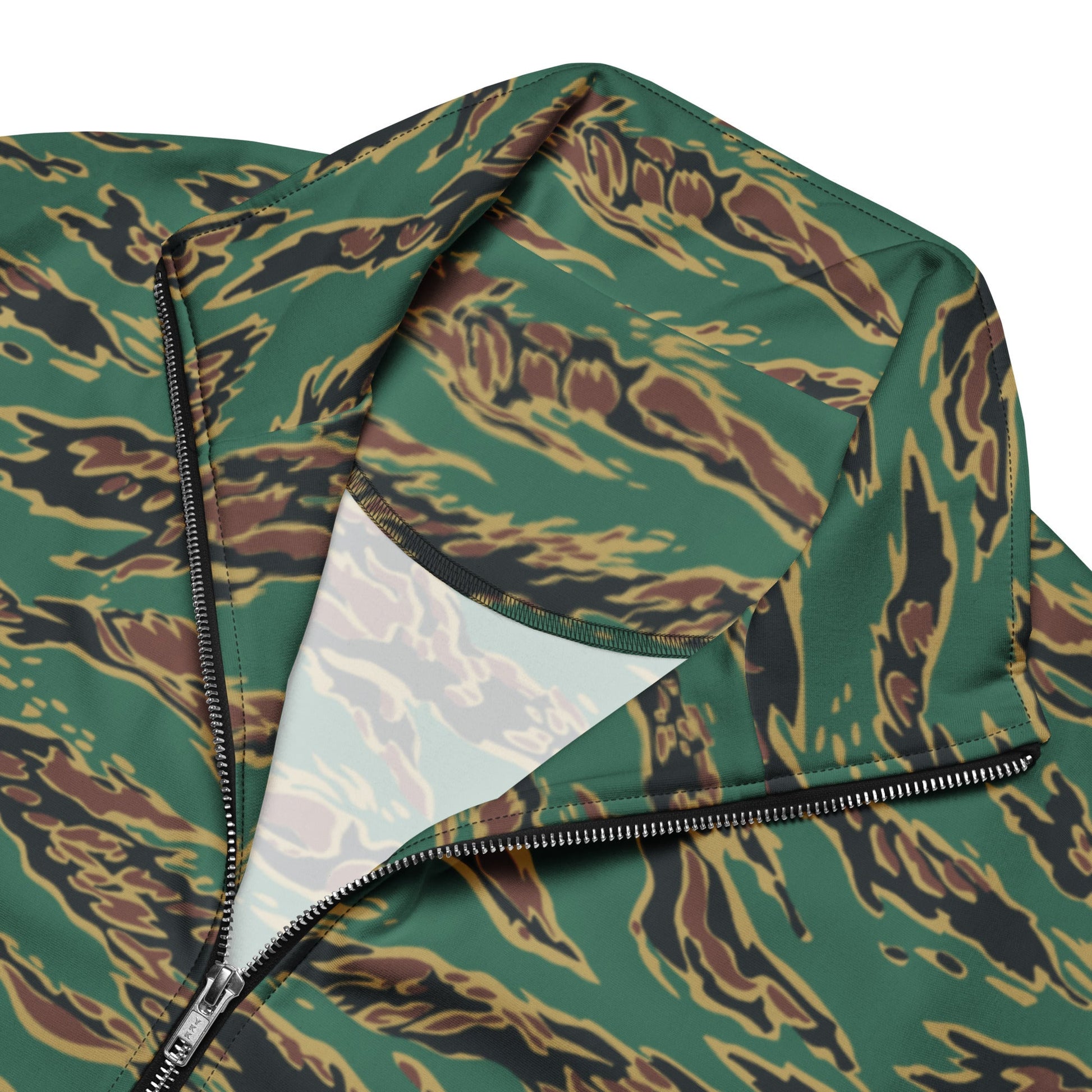 Guyanese Tiger Stripe CAMO Unisex track jacket - Track Jackets