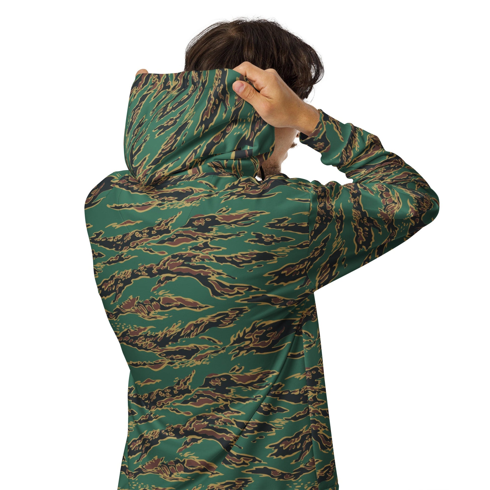 Guyanese Tiger Stripe CAMO Unisex zip hoodie - Zip Hoodies