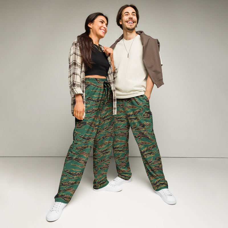 Tiger Stripe Guyana Jungle CAMO Unisex Wide-Leg Joggers - 2XS