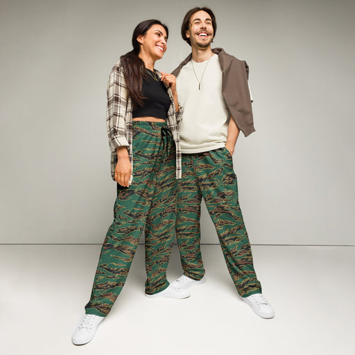 Tiger Stripe Guyana Jungle CAMO Unisex Wide-Leg Joggers - 2XS