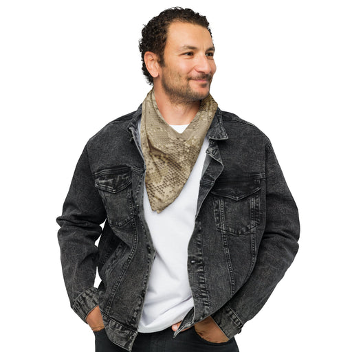 Hex Rattlesnake Desert CAMO Bandana - Head