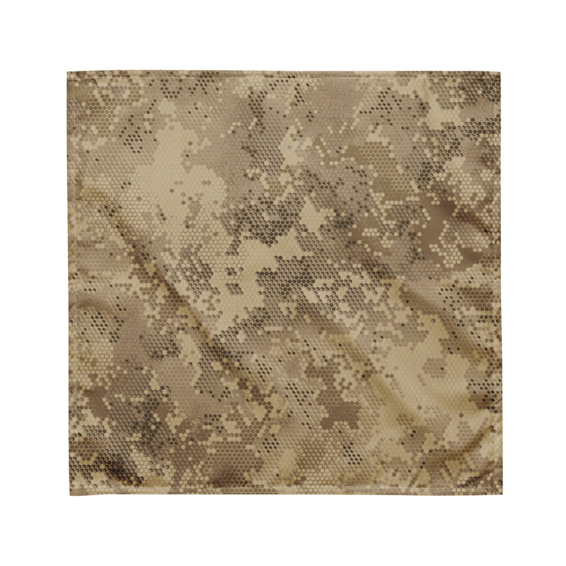Hex Rattlesnake Desert CAMO Bandana - M - Head