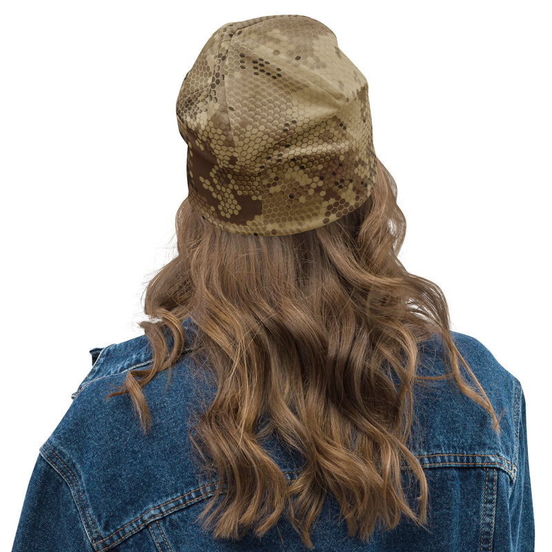 Hex Rattlesnake Desert CAMO Beanie - Head
