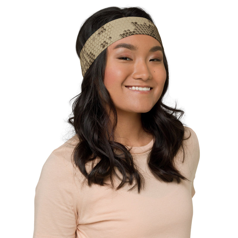 Hex Rattlesnake Desert CAMO Headband - Head
