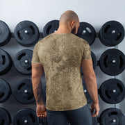 Hex Rattlesnake Desert CAMO Mens Athletic T-Shirt - Shirt