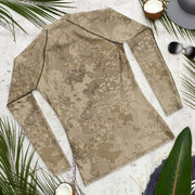 Hex Rattlesnake Desert CAMO Mens Long-Sleeve Rash Guard - LS
