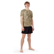 Hex Rattlesnake Desert CAMO Mens Short-Sleeve Rash Guard - SS