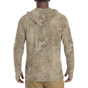 Hex Rattlesnake Desert CAMO Mens Sunscreen Sports Hoodie With Thumb Holes
