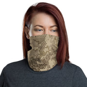 Hex Rattlesnake Desert CAMO Neck Gaiter - Head