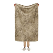 Hex Rattlesnake Desert CAMO Sherpa Blanket - 37″×57″
