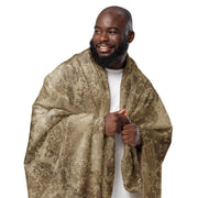 Hex Rattlesnake Desert CAMO Sherpa Blanket