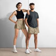 Hex Rattlesnake Desert CAMO Unisex Athletic Shorts