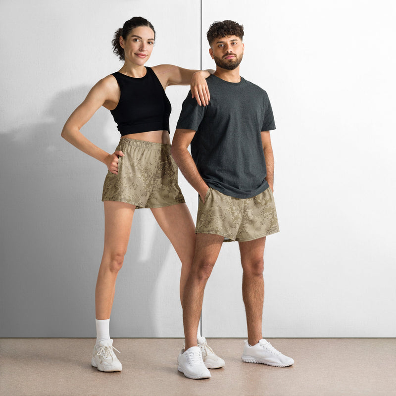 Hex Rattlesnake Desert CAMO Unisex Athletic Shorts