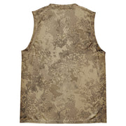 Hex Rattlesnake Desert CAMO Unisex Basketball Jersey