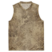 Hex Rattlesnake Desert CAMO Unisex Basketball Jersey