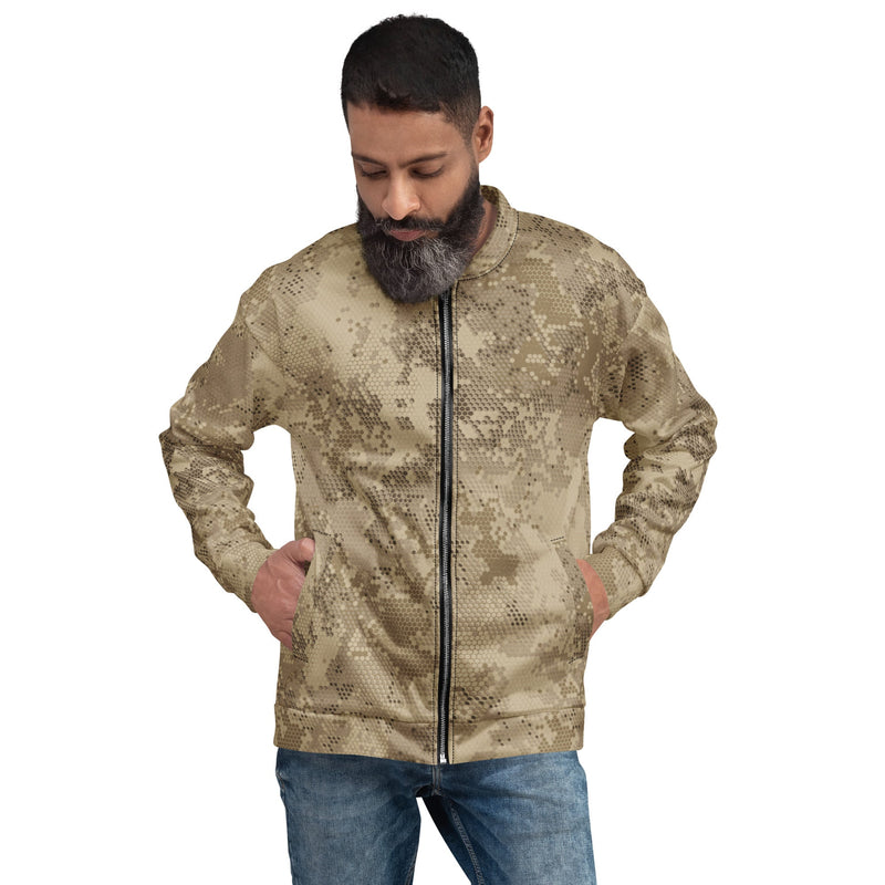 Hex Rattlesnake Desert CAMO Unisex Bomber Jacket