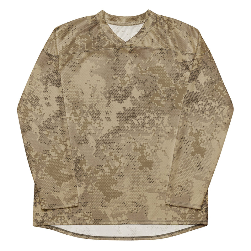 Hex Rattlesnake Desert CAMO Unisex Hockey Fan Jersey