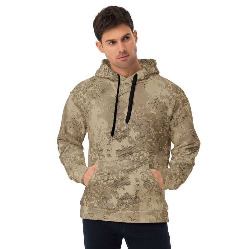 Hex Rattlesnake Desert CAMO Unisex Hoodie - 2XS